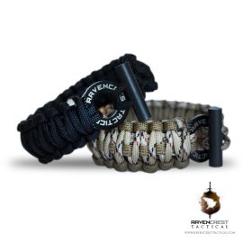 RavenCrest Tactical Paracord Survival Bracelet