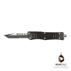 Cerakote RavenCrest Tactical RCT-1 Raven OTF Knife Black