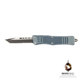 Cerakote RavenCrest Tactical RCT-1 Raven OTF Knife Blue Titanium
