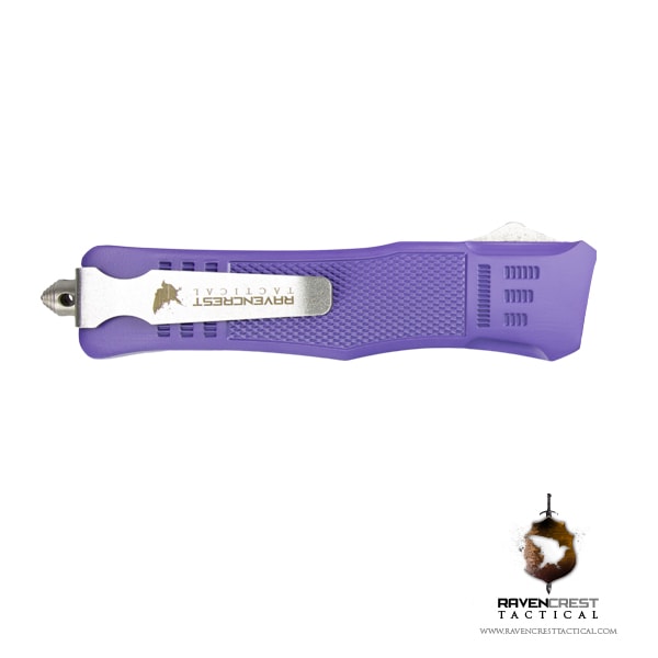 Cerakote Bright Purple RCT-1 Raven OTF Knife