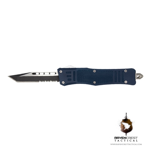 Mini RCT-1 Raven OTF Knife Keltec Blue