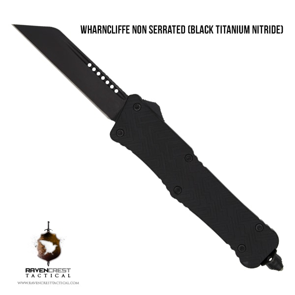Mini Zhanshi Wharncliffe Non Serrated Black TiN Blade