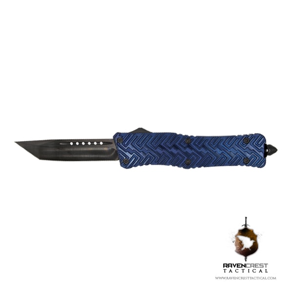Alloy Zhanshi OTF Knife (Anodized Blue)