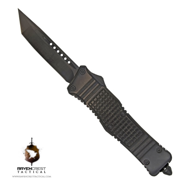 RCT-2 Raven Tactical OTF Knife (Black)