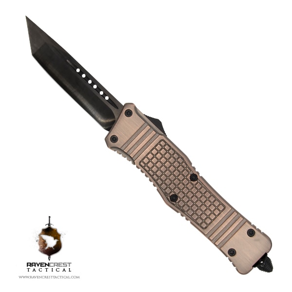RCT-2 Raven Tactical OTF Knife (Copper)