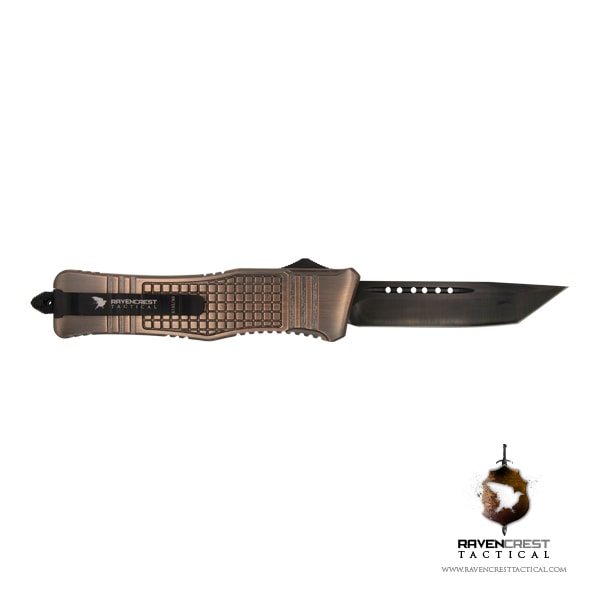 RCT-2 Raven Tactical OTF Knife (Copper)