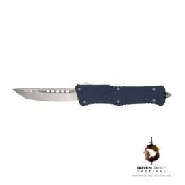Cerakote Zhanshi (Warrior) OTF Knife (Keltec Blue)