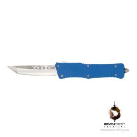 Cerakote Zhanshi (Warrior) OTF Knife (NRA Blue)