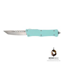 Cerakote Zhanshi (Warrior) OTF Knife (Robins Egg Blue)
