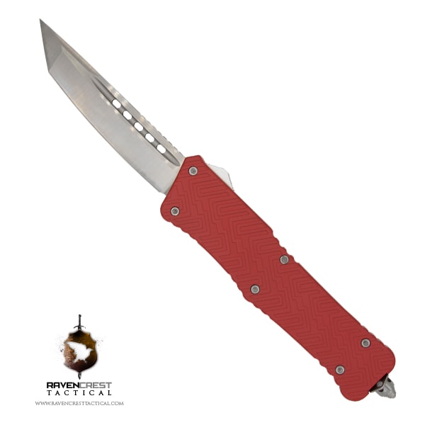 Cerakote Zhanshi (Warrior) OTF Knife (USMC Red)