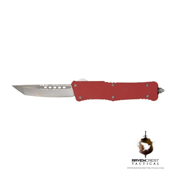 Cerakote Zhanshi (Warrior) OTF Knife (USMC Red)