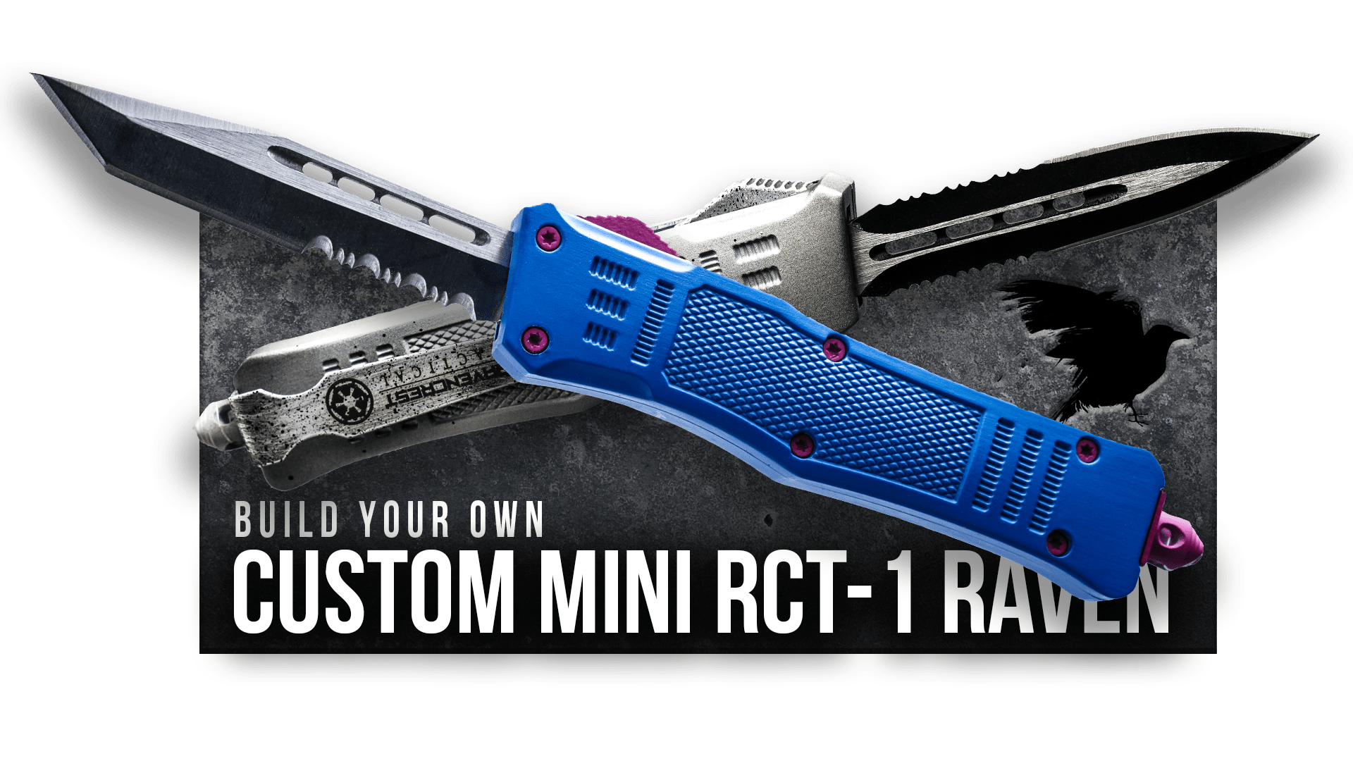 Build Your Own - Mini RCT-1 Raven OTF Knife