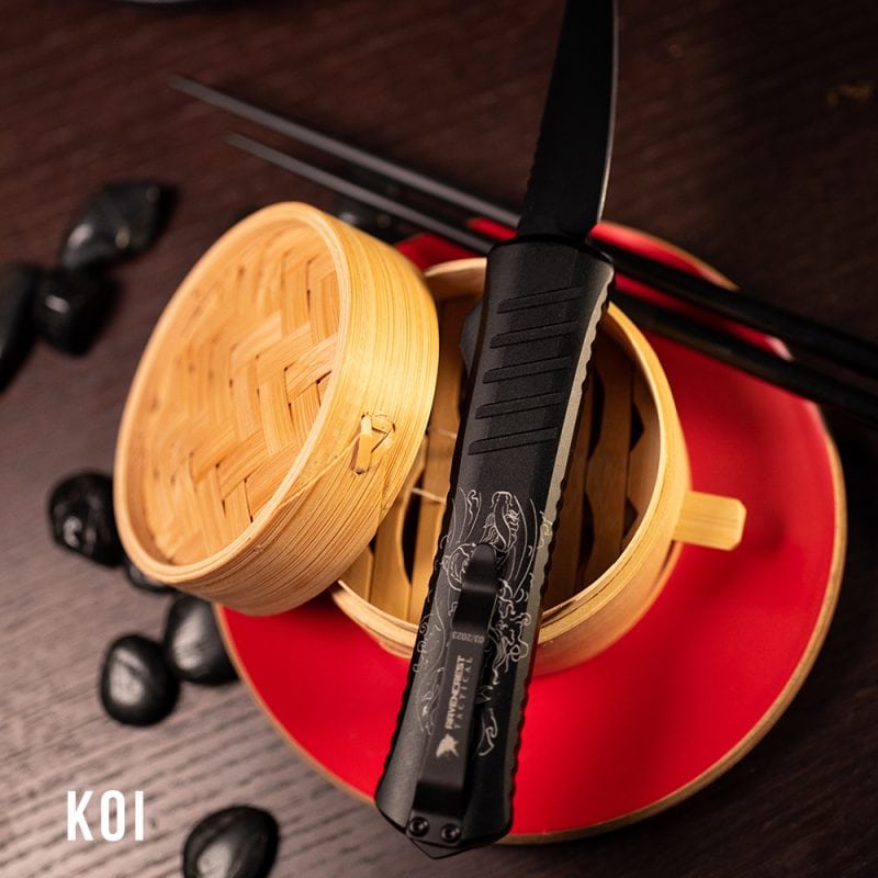 Koi Become A Dragon Covert Reaver OTF Knife Box Set