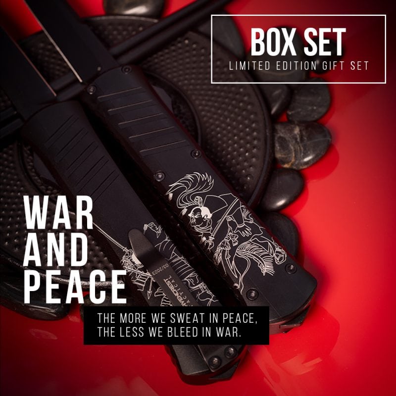 War and Peace Covert Reaver OTF Knife Box Set
