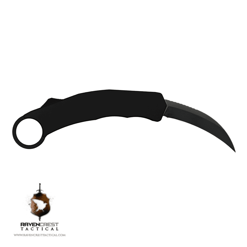 Enigma OTF (out the front) Karambit - Black - Shop Now
