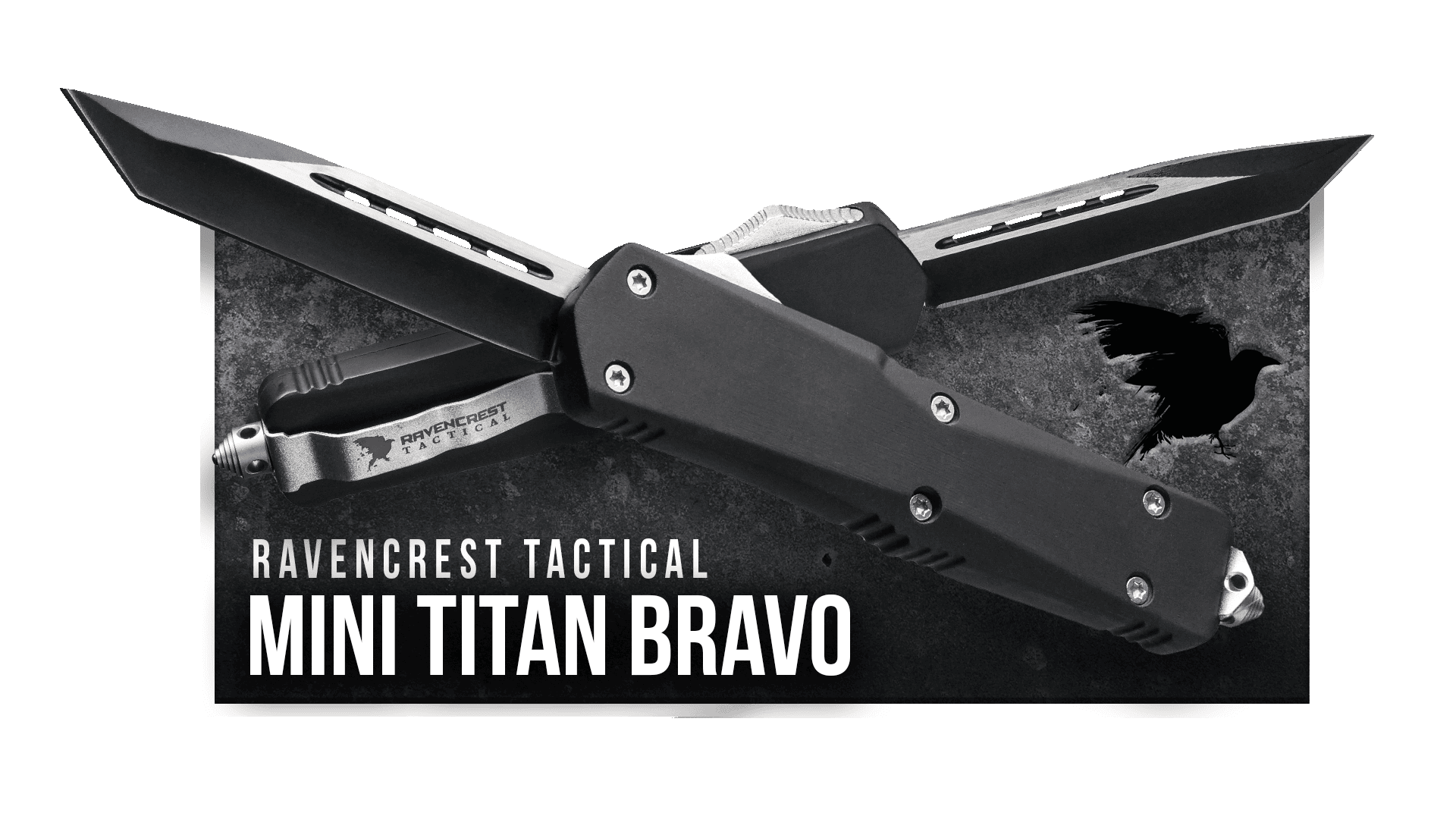 Mini Titan Bravo OTF Knife - RavenCrest Tactical