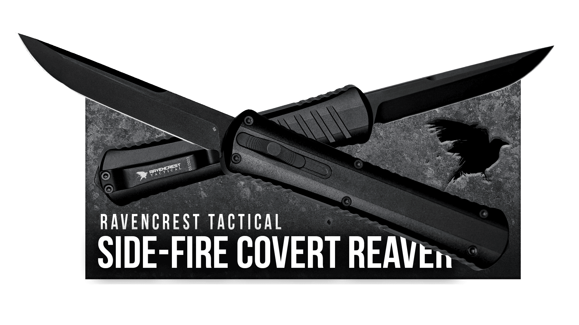 Side Fire Covert Reaver OTF Knife - RavenCrest Tactical