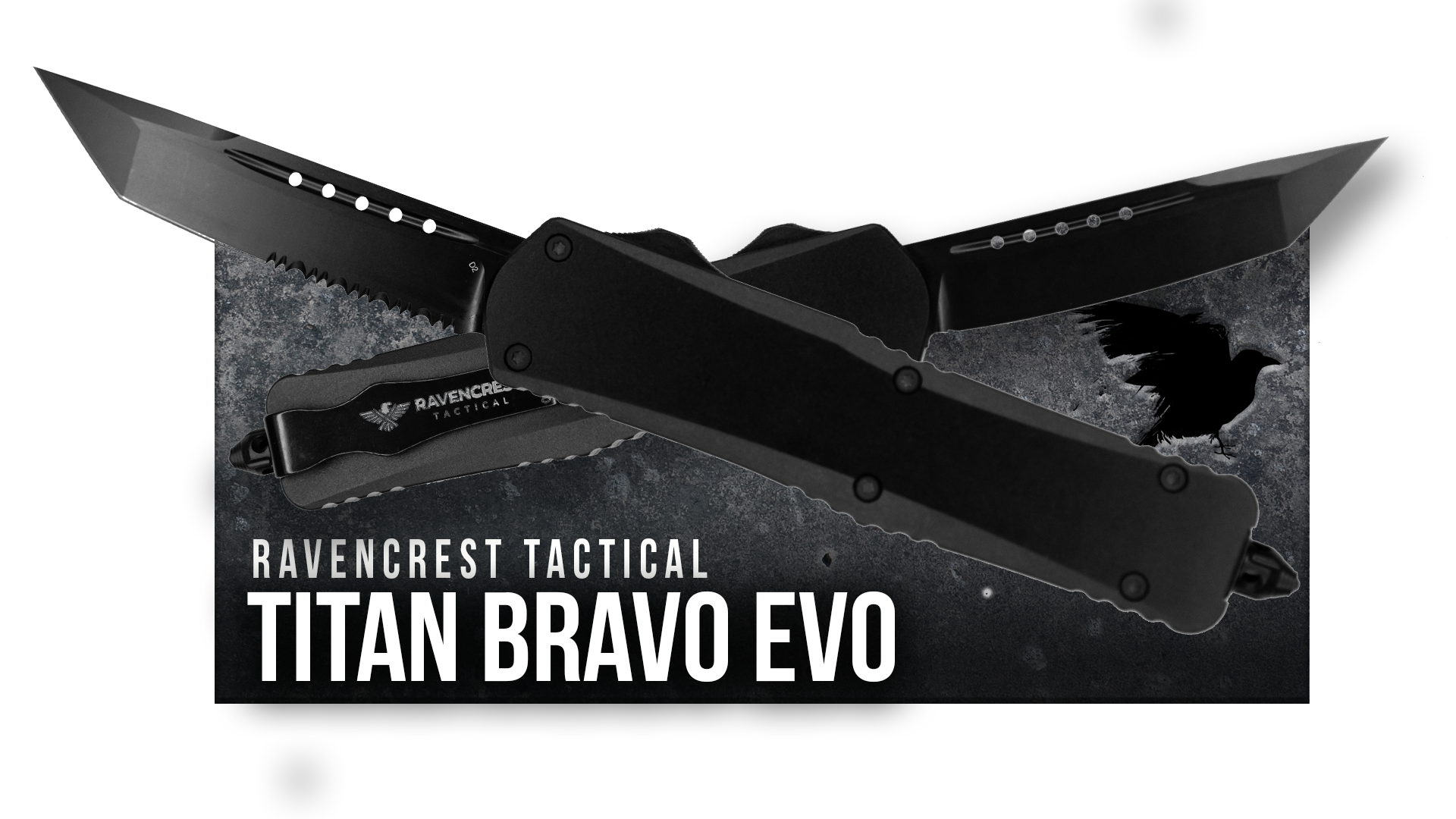 OTF Knife - Titan Bravo EVO - RavenCrest Tactical